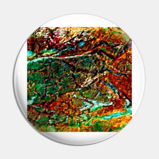 Emerald Impressions Abstract Pin