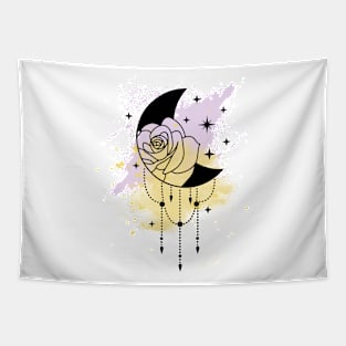 Crescent Moon Dream Catcher Tapestry