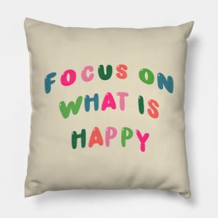 Focus On Pillow