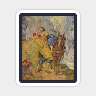 The good samaritan by van Gogh Magnet