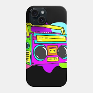 Neon Hippy 80s 90s Costume Retro Vintage Phone Case