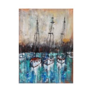 Sailboats at Dock T-Shirt