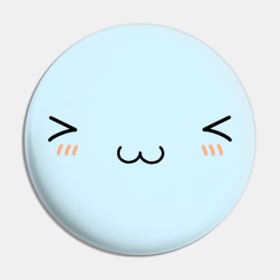 Cute Kawaii Anime Facial Expression Pin