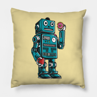 robot throw pillows