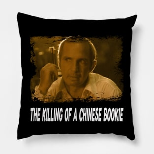 Cassavetes' Cinematic Noir Bookie Iconic Tribute Shirt Pillow