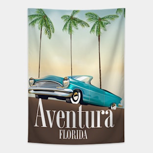 Aventura, Florida travel poster Tapestry