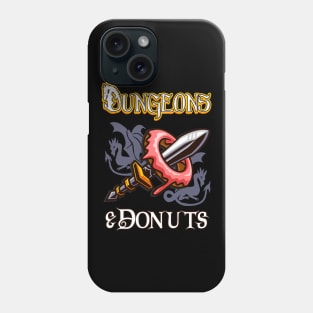 Dungeons & Donuts Funny RPG Roleplaying Fantasy Phone Case