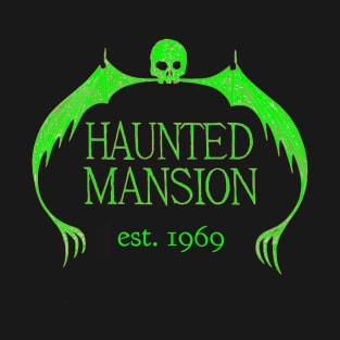 Haunted Mansion - Original logo - 50th Anniversary - Green T-Shirt T-Shirt