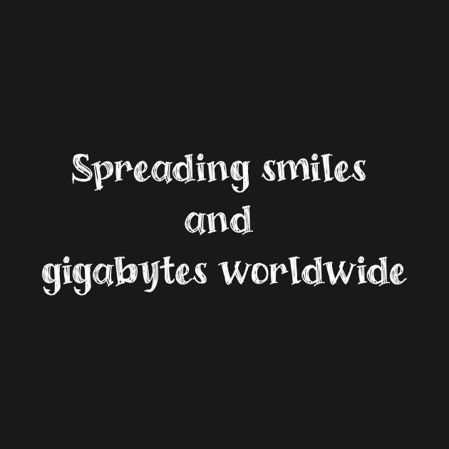 Spreading smiles and gigabytes worldwide by Crafty Career Creations