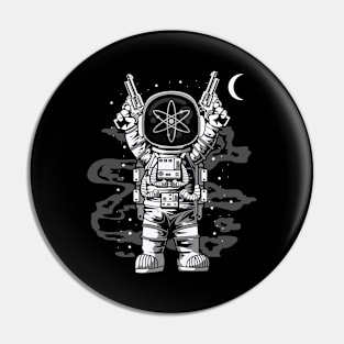Astronaut Cosmos Crypto ATOM Coin To The Moon Token Cryptocurrency Wallet HODL Birthday Gift For Men Women Kids Pin