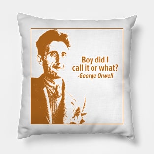 elon musk tshirt what would to answer meme orwell think Pillow