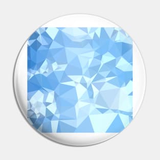 Blizzard Blue Abstract Low Polygon Background Pin