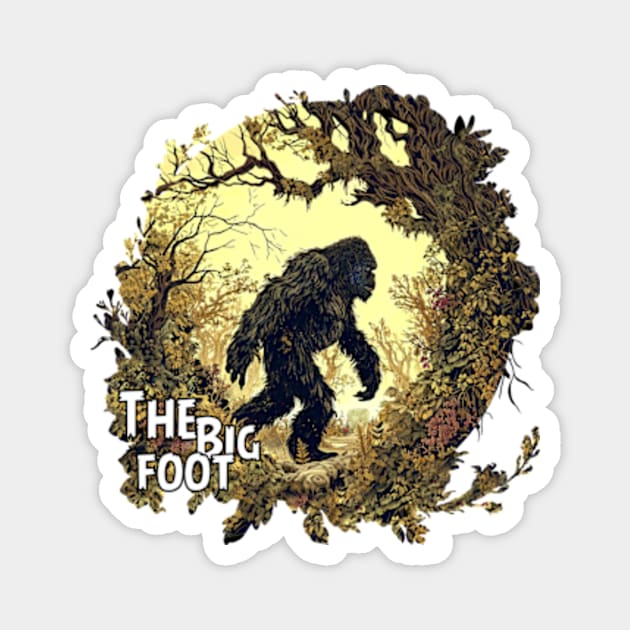 The Bigfoot Magnet by enyeniarts