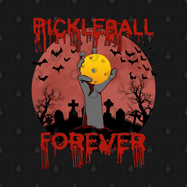 Pickleball Forever for Halloween Pickleball Long Sleeve TShirt
