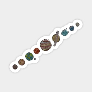 Planets in my world Magnet