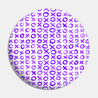 Xoxo valentine's day - purple Pin