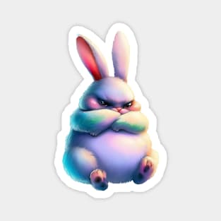 Angry rabbit Magnet