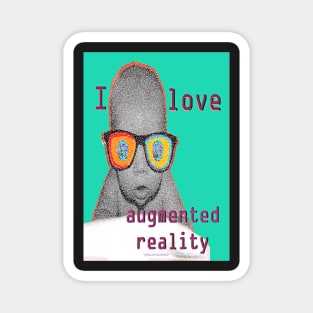 I Love Augmented Reality Baby Magnet