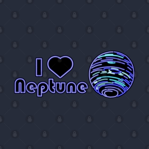 Electric Solar System I Heart Neptune by gkillerb