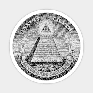 All Seeing Eye Political Magnet