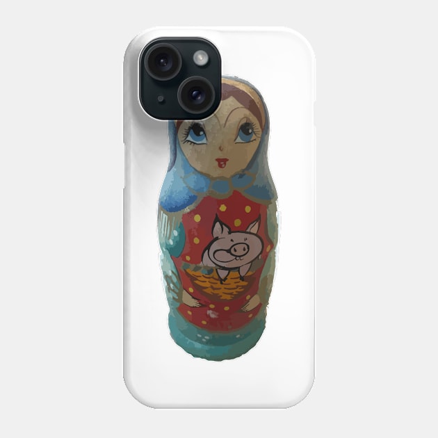 Matryoshka Doll Phone Case by ampp