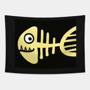 fish bone Tapestry