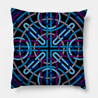 Out There Digital Knotwork Pillow