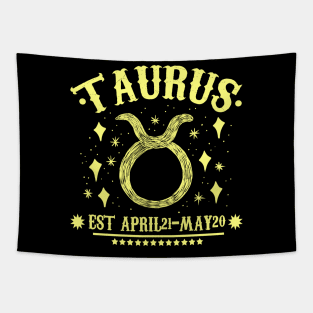 Taurus Zodiac Tapestry