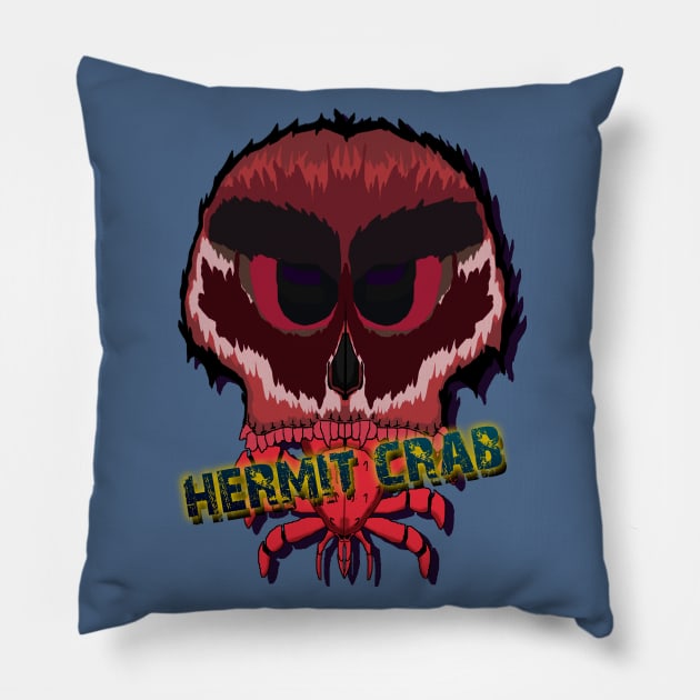 hermit crab Pillow by denpoolswag