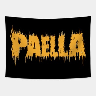 paella yellow Tapestry