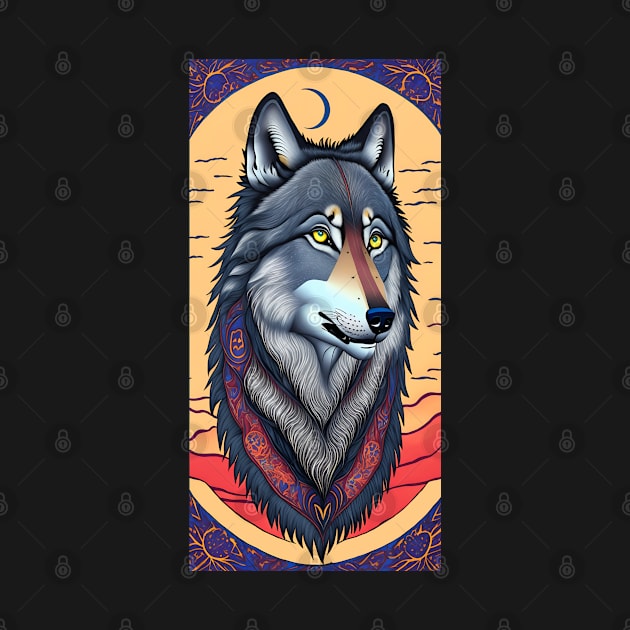 Spirit Guide Wolf by Obotan Mmienu