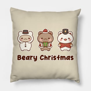 "Beary Christmas" | Holiday Pillow