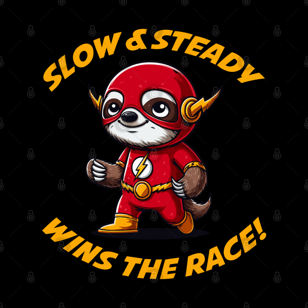 Slow & Steady Wins the Race | Sloth | Hero | Comics | Pop Culture by Ikibrai