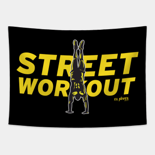 STREET WORKOUT Handstand Siluet Tapestry