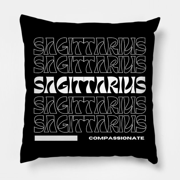 sagittarius Pillow by Juliet & Gin