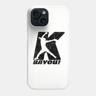 Fastpitch Softball Pitcher Funny Strikeout BYE YOU, BAYOU! Phone Case