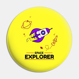 Space Explorer | Cute Baby Pin