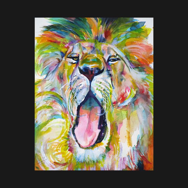 LION YAWNING by lautir