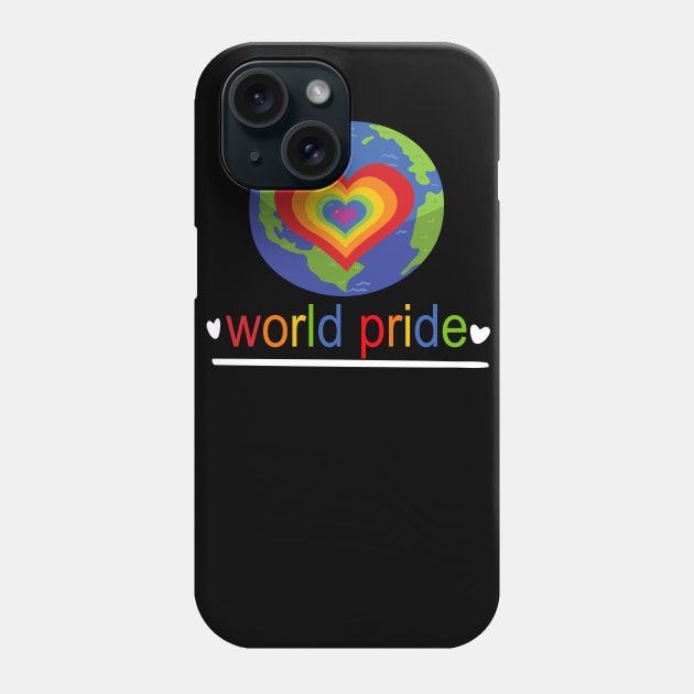 World Pride Lgbt Pride Month Phone Case by Christyn Evans