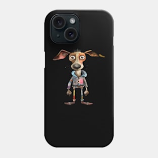 Whimsical Cute Multicolored Dog Phone Case