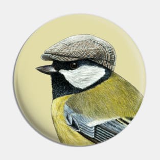 Great tit Pin