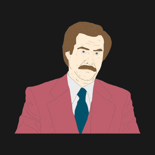 Disover Ron Burgundy - Anchorman - T-Shirt