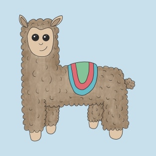 Brown Llama T-Shirt