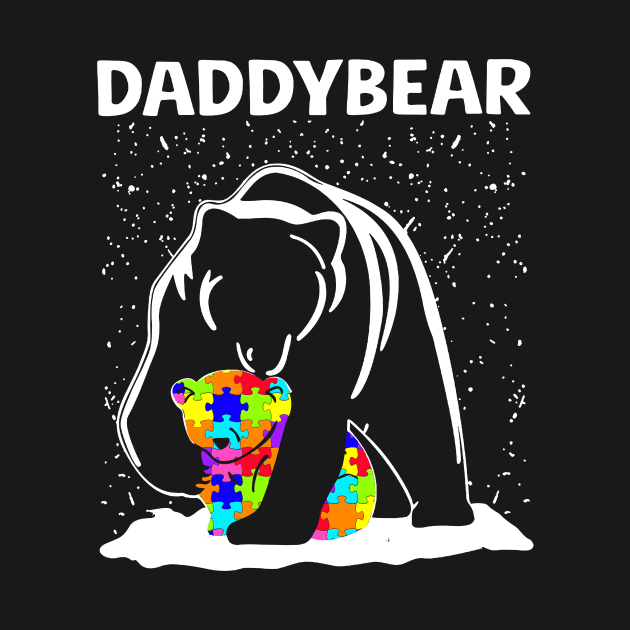 Daddybear Autism Fathers Day Gifts by heryes store