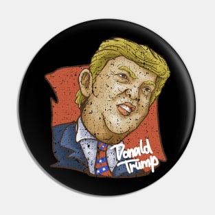 Trump - caricature classic Pin