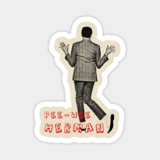 peewee herman visual art Magnet