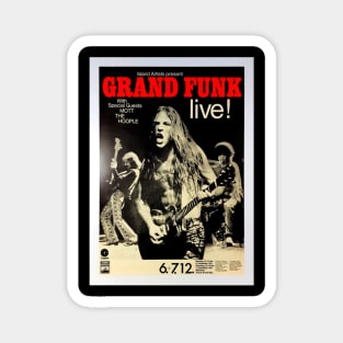 Grand Funk Concert Magnet