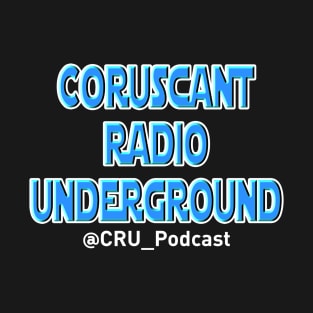 Coruscant Radio Underground Text Logo T-Shirt