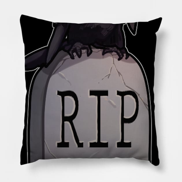 RavenSDMF RIP Pillow by RavenSDMF