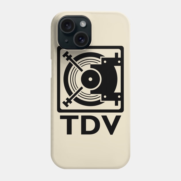 Avatar TDV Logo Black Phone Case by TomsDesignVault